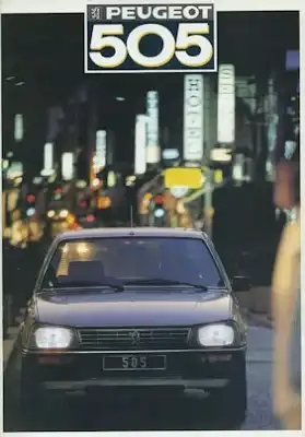 Peugeot 505 Prospekt 1987