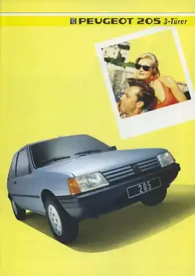 Peugeot 205 3-Türer Prospekt 1985