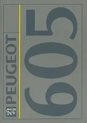 Peugeot 605 Prospekt 7.1991