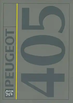 Peugeot 405 Prospekt 7.1991