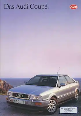 Audi Coupé B 3 Prospekt 7.1992