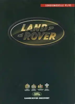 Range Rover / Discovery Prospekt 9.1991