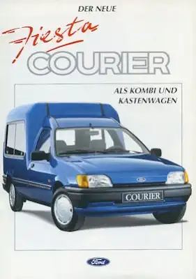 Ford Fiesta Courier Prospekt 8.1991