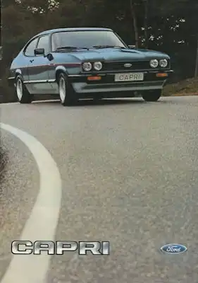 Ford Capri III Prospekt 12.1983