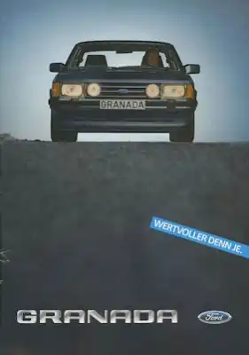 Ford Granada Prospekt 12.1983