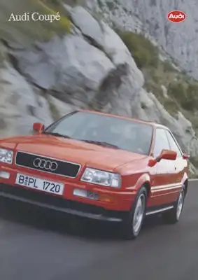 Audi Coupé B 3 Prospekt 7.1993