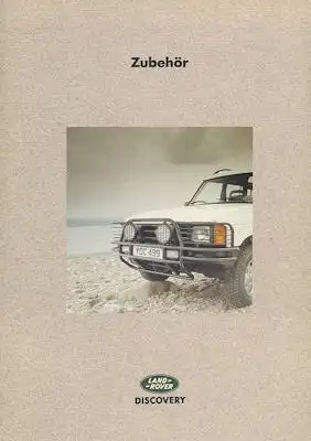 Land Rover Discovery Zubehör Prospekt 3.1991