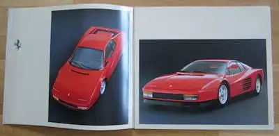 Ferrari Testarossa Prospekt 1985