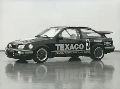 Ford Sierra Cosworth Pressemappe 3.1987