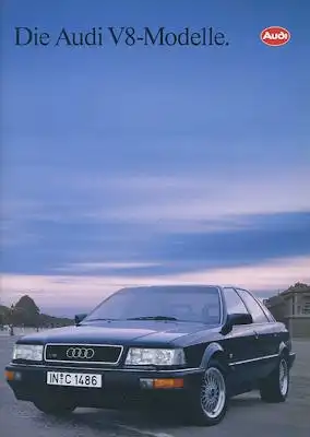 Audi V 8 Prospekt 10.1992