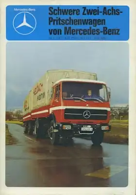 Mercedes-Benz Schwere Zweiachs-Pritschenwagen Prospekt 4.1976