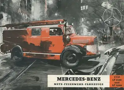 Mercedes-Benz / Metz LF 3500 5000 Prospekt 8.1950