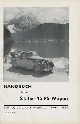 BMW 321 Bedienungsanleitung 2.1939