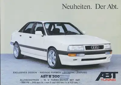 Audi Abt Programm 1980er Jahre