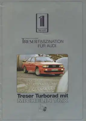 Audi / Treser Turborad Prospekt 3.1985