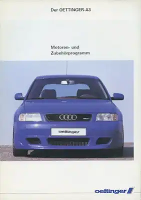 Audi Oettinger A 3 Prospekt 7.1997