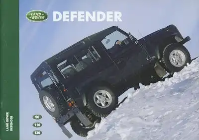 Land Rover Defender Prospekt 7.1999