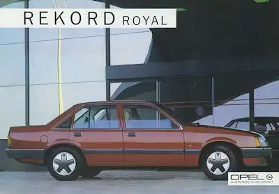 Opel Rekord E Royal Prospekt 6.1985