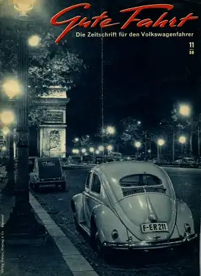 VW Gute Fahrt Heft 11 1958