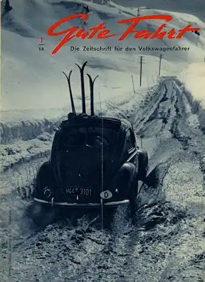 VW Gute Fahrt Heft 1 1958