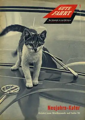 VW Gute Fahrt Heft 1 1956