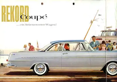 Opel Rekord P 2 Coupé Prospekt 6.1961