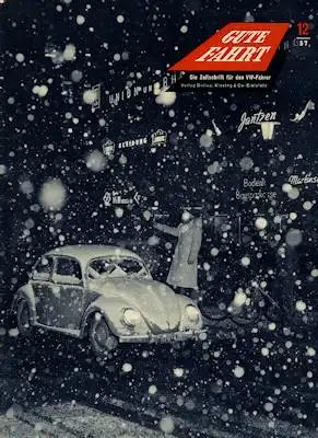 VW Gute Fahrt Heft 12 1957