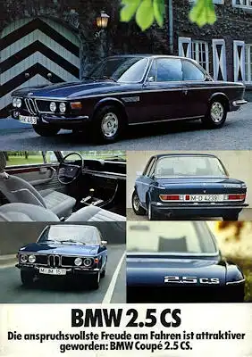 BMW 2.5 CS Prospekt 1974