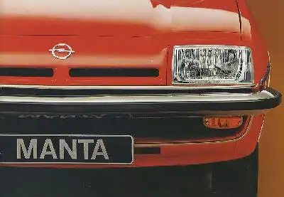 Opel Manta Prospekt 7.1976