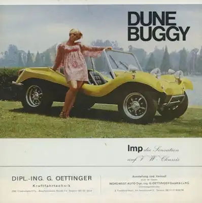 VW Dune Buggy Prospekt 1970er Jahre
