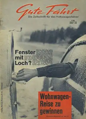 VW Gute Fahrt 1961 Heft 1