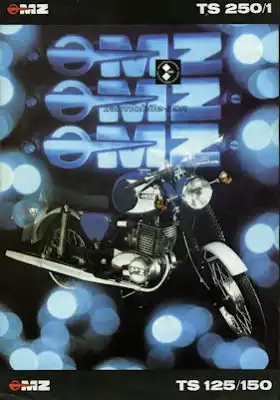 MZ TS 125 150 250/1 Prospekt 1978