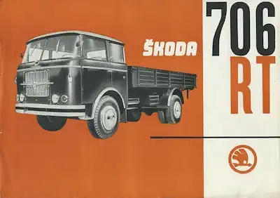 Skoda 706 RT Prospekt 1960er Jahre