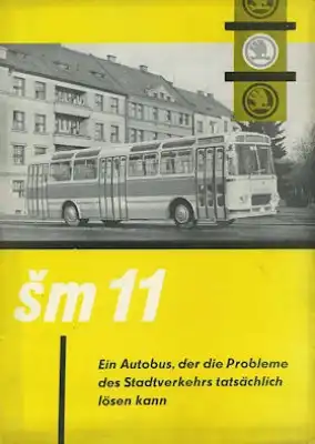 Skoda Autobus SM 11 Prospekt 1960er Jahre