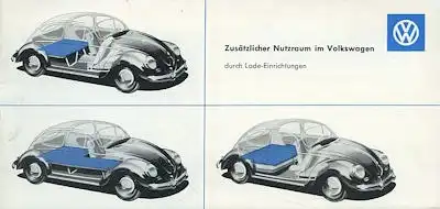 VW Käfer Sonder-Zubehör Prospekt ca. 1955