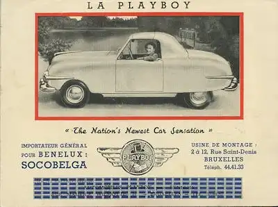 Playboy Automobil Prospekt 1948 f