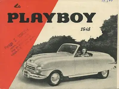 Playboy Automobil Prospekt 1948 f