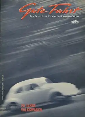 VW Gute Fahrt 1961 Heft 11