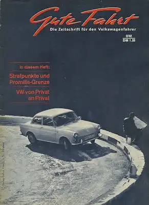 VW Gute Fahrt 1962 Heft 2