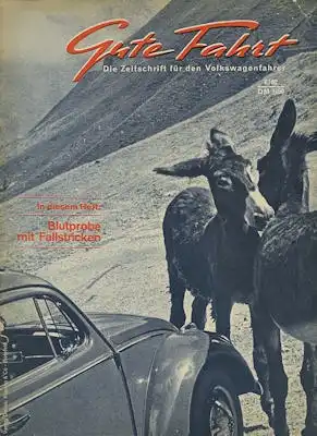 VW Gute Fahrt 1962 Heft 6