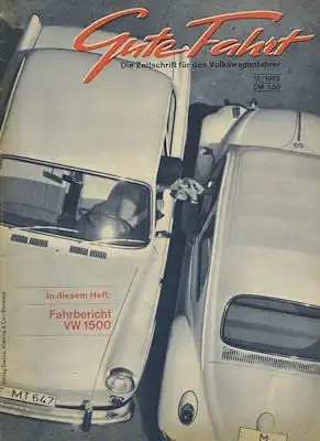 VW Gute Fahrt 1962 Heft 12