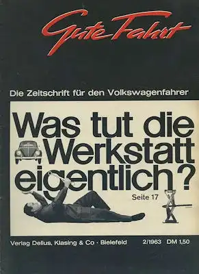 VW Gute Fahrt 1963 Heft 2