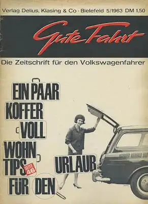 VW Gute Fahrt 1963 Heft 5