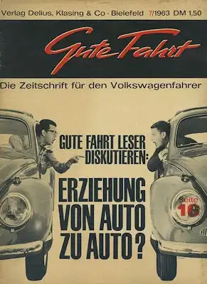 VW Gute Fahrt 1963 Heft 7