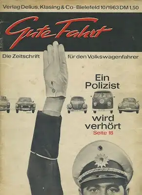VW Gute Fahrt 1963 Heft 10