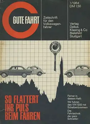 VW Gute Fahrt 1964 Heft 7