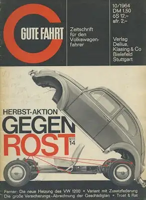 VW Gute Fahrt 1964 Heft 10