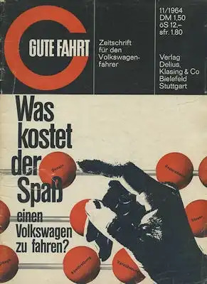 VW Gute Fahrt 1964 Heft 11