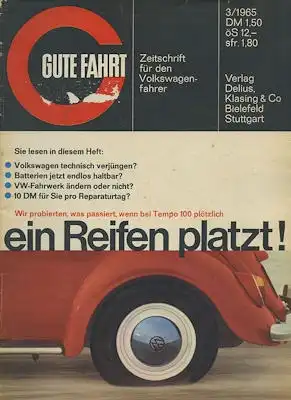 VW Gute Fahrt 1965 Heft 3