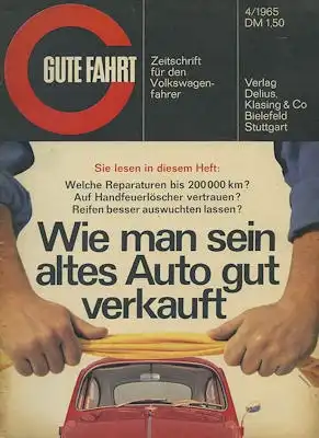 VW Gute Fahrt 1965 Heft 4